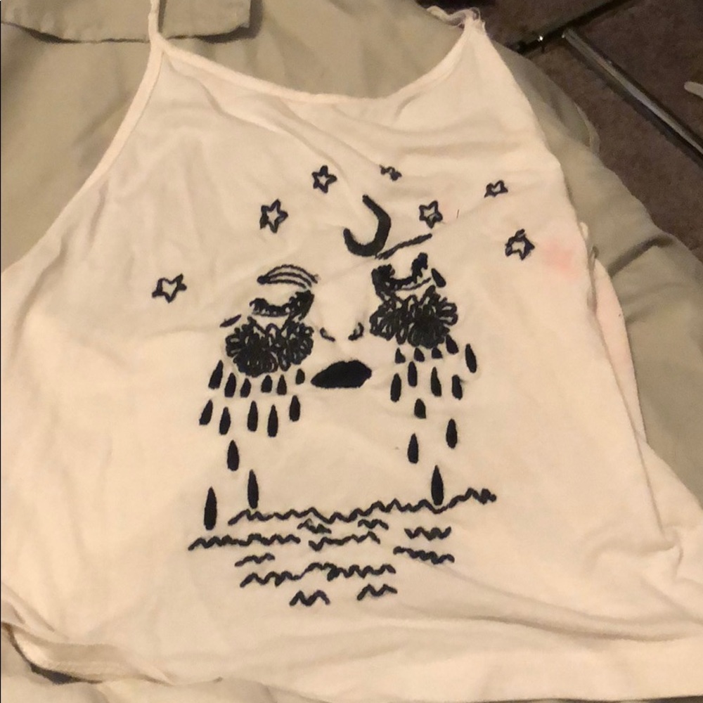 Embroidered top